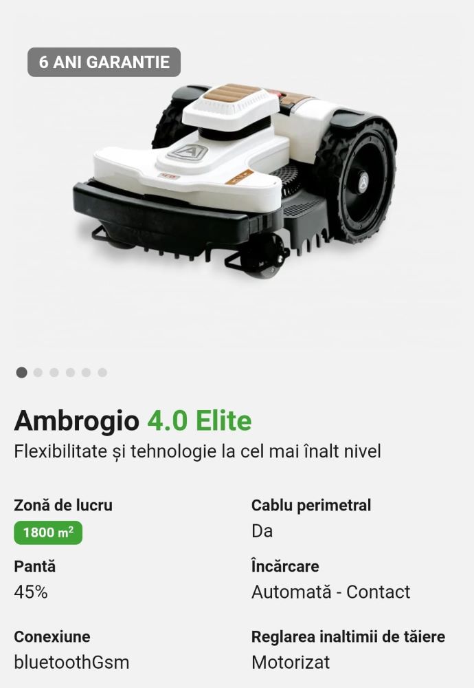 Ambrogio 4.0 ELITE 6 ANI GARANTIE ,bateria PREMIUM - 2