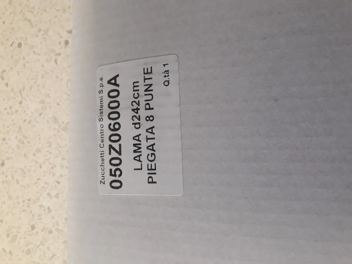 Cutit 24 cm lama stelata 8 puncte pentru Roboti Ambrogio L60  Bent Blade - 3