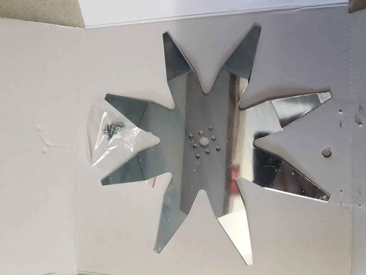 Cutit 24 cm lama stelata 8 puncte pentru Roboti Ambrogio L60  Bent Blade - 2