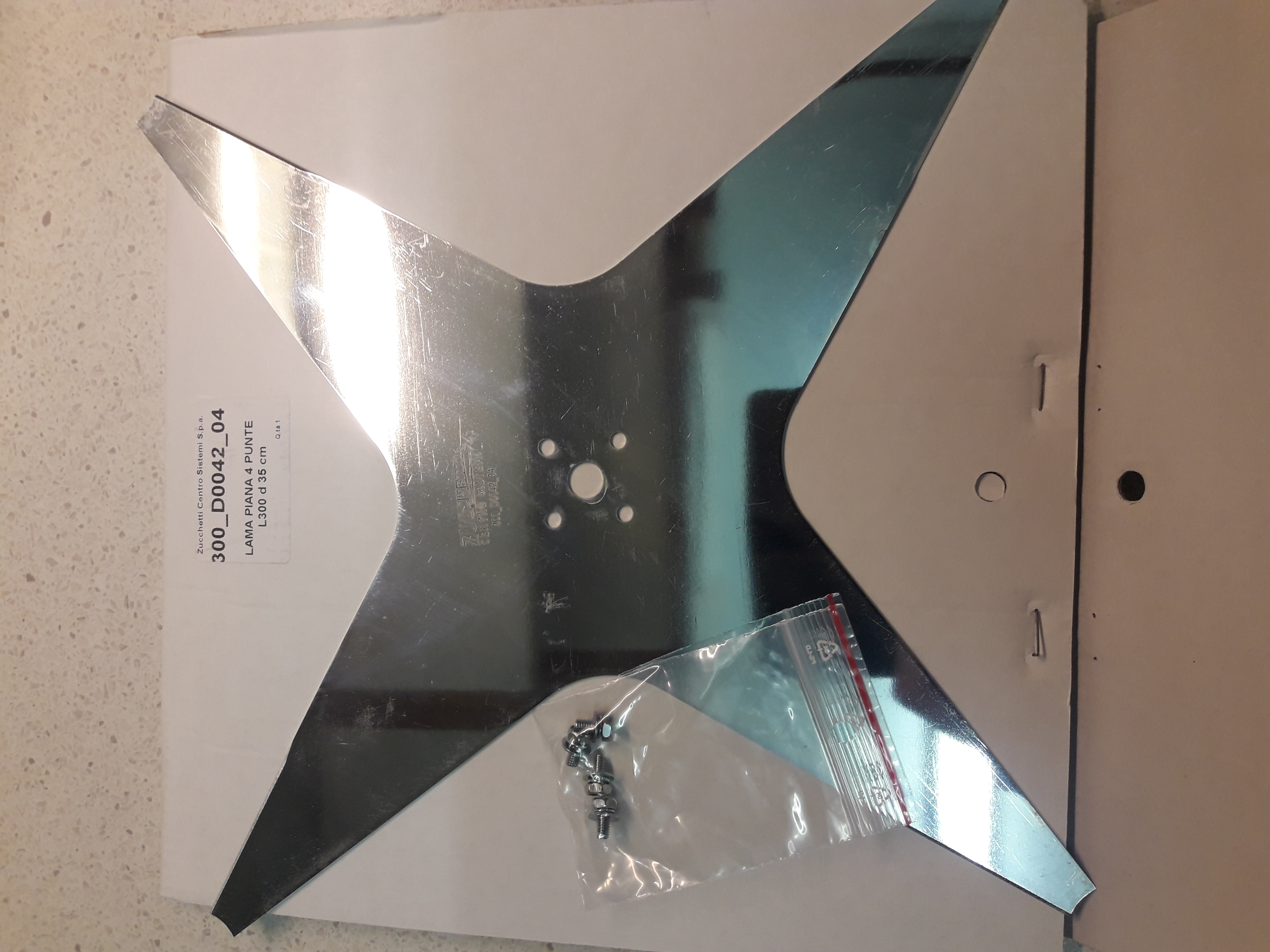Cutit 36 cm lama stelata pentru Roboti Ambrogio - 2