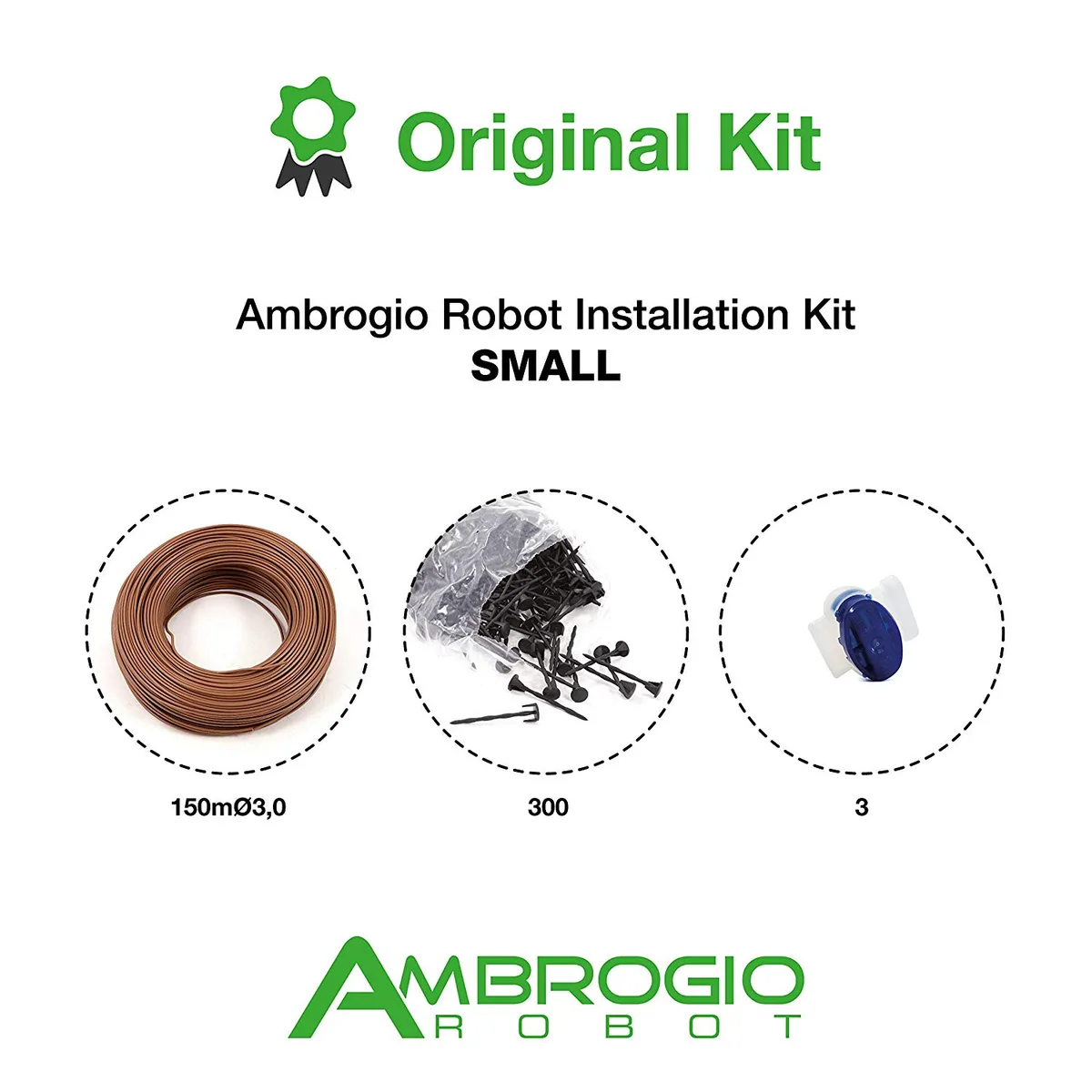 Kit instalare roboti Ambrogio varianta de baza 150 metri fir