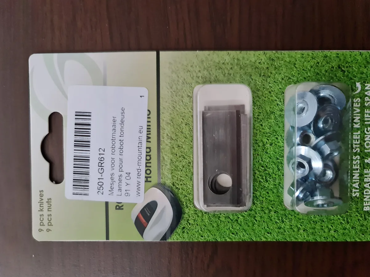 Kit lame /cutite de schimb  9 bucati pentru Honda Miimo HRM310, HRM520, HRM 3000 - 2