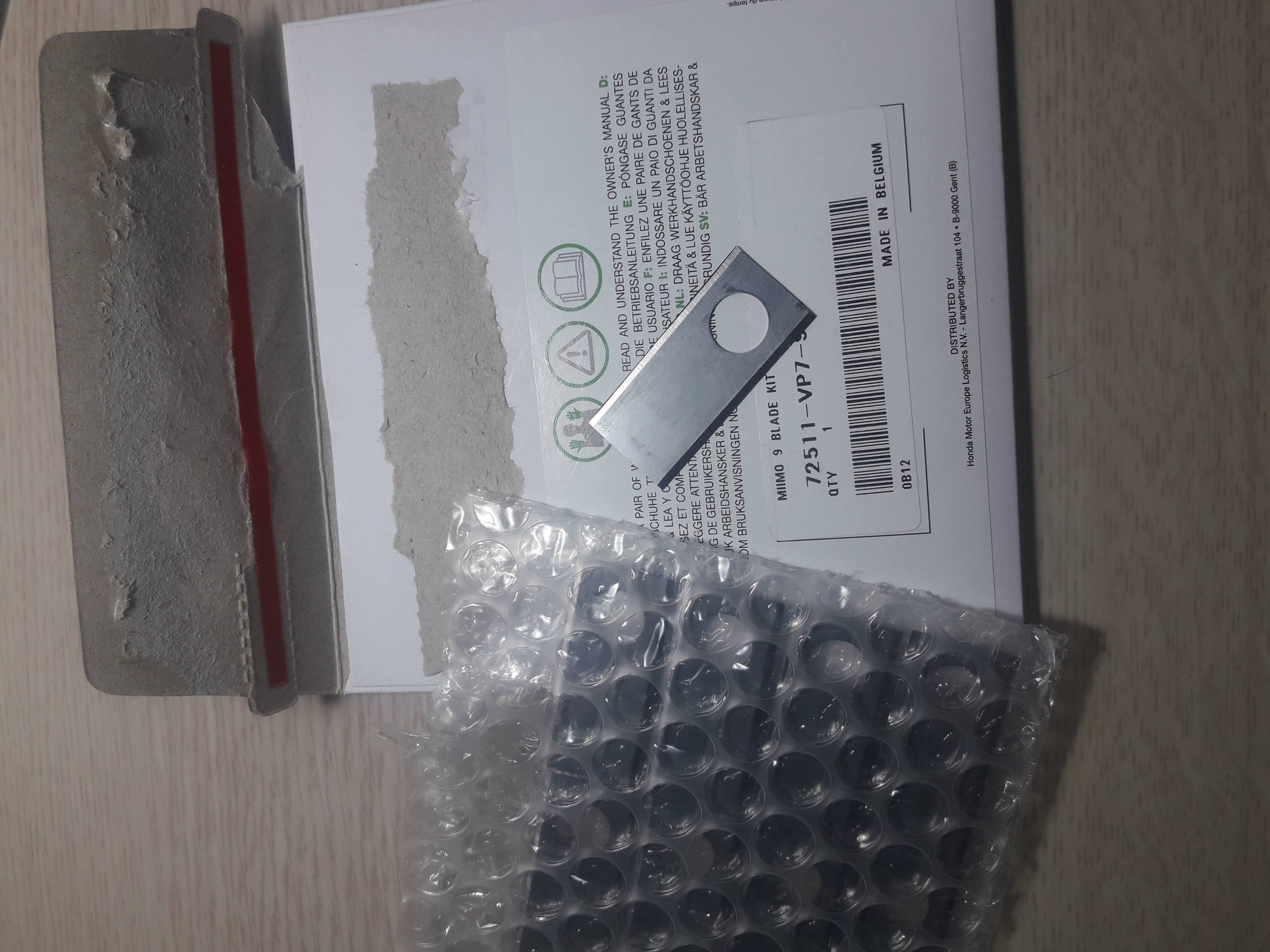Kit lame /cutite de schimb  9 bucati pentru Honda Miimo HRM310, HRM520, HRM 3000 - 3