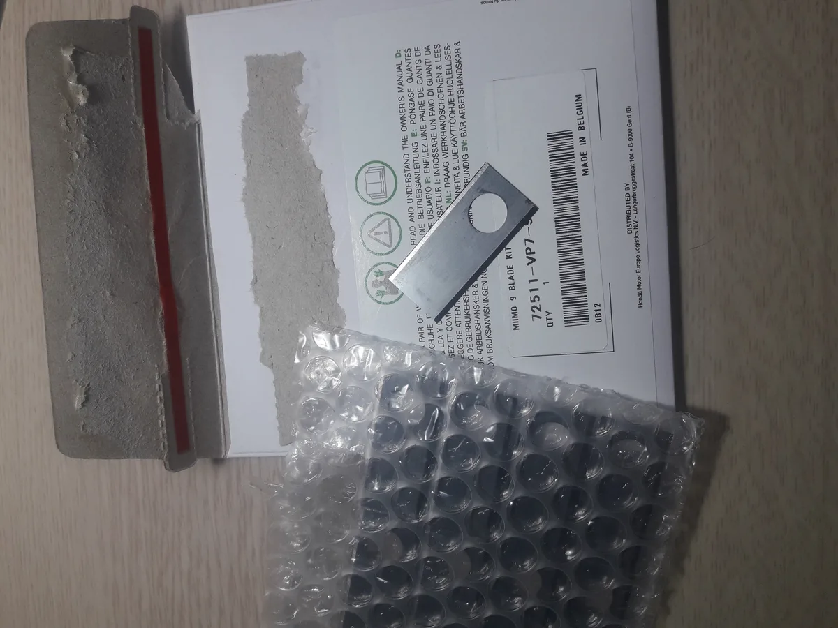 Kit lame /cutite de schimb  9 bucati pentru Honda Miimo HRM310, HRM520, HRM 3000 - 3